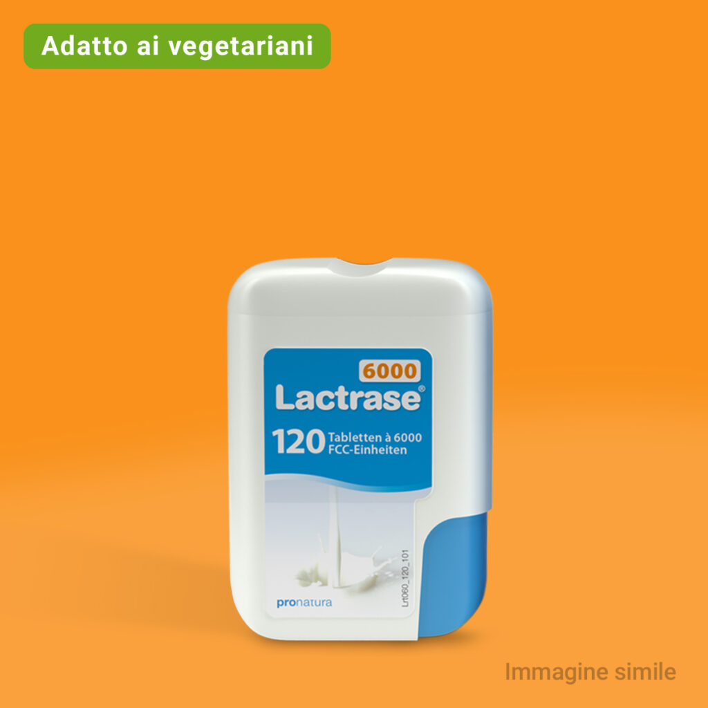 Lactrase 6000 compresse di lattasi da assumere in caso di intolleranza al lattosio